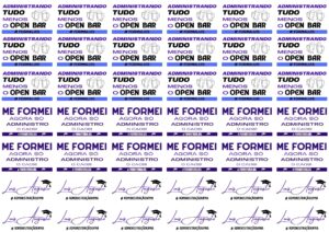 Cartela Tatuagens Administração (42 Unidades)