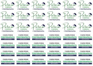 Cartela Tatuagens Fisioterapia (42 Unidades)