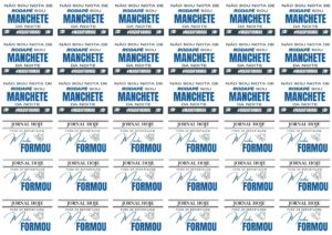 Cartela Tatuagens Jornalismo (36 Unidades)