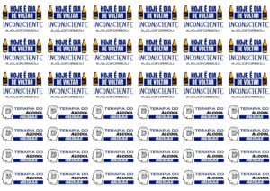 Cartela Tatuagens Psicologia (42 Unidades)